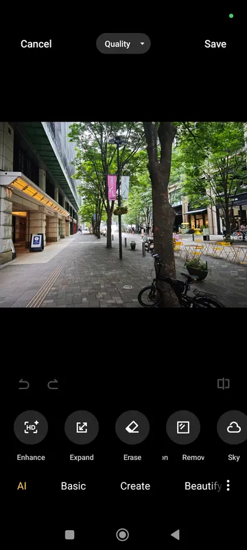 写真編集AI機能
