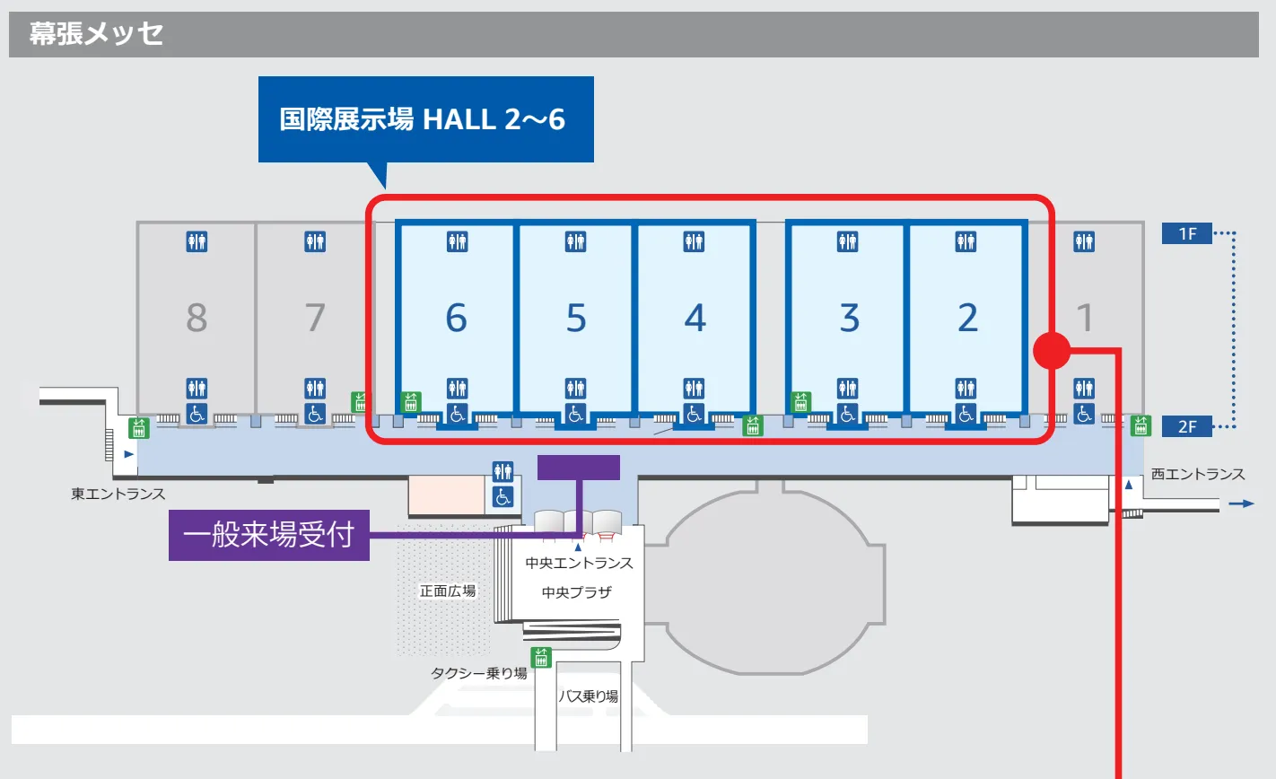 AWS Summit Japan 2024の会場MAP